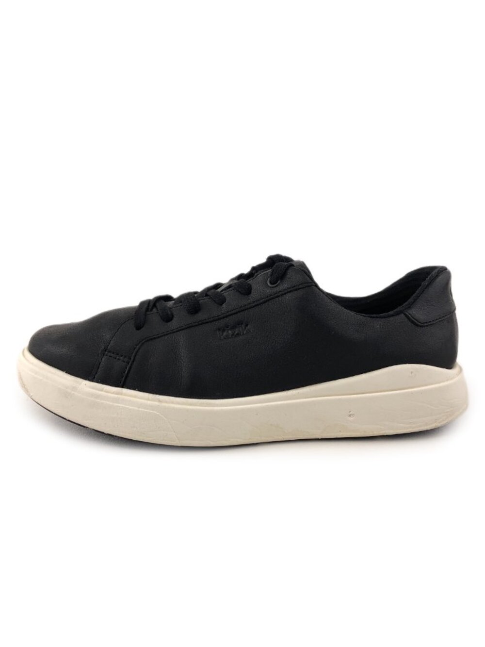 Kizik Vegas Black Leather Sneakers 8.5 B